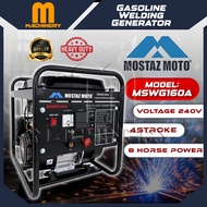 M.Machinery MOSTAZ MOTO MSWG160A 8HP Gasoline Welding Generator 160A 8KVA