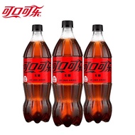 可口可乐（Coca-Cola）汽水碳酸饮料整箱装大瓶 家庭分享装888ml瓶装 可乐零度888mlx3瓶