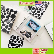 (CLEARANCE) Glitter Milk Cow Photocard Binder Sleeve 100/50 pockets 2R 3R 4R 3in/4in/5in/6in Photo C