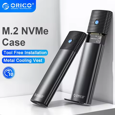 ORICO M2 SSD Case NVME SATA SSD Enclosure M.2 to USB Type C 3.1 SSD Adapter for NVME PCIE NGFF SATA 