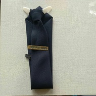 Security Guard Necktie with Necktie Clip