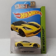 HOTWHEELS 14 CORVETTE STINGRAY YELLOWOriginal