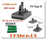 Dyson DC31, DC34, DC35, DC44, DC45 Sony 2200mAh 充電電池(鎖螺絲款) 14日壞機1換1保證 ; 保修6個月