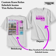 Kaos Sablon Satuan Full Warna koas Anak Sekolah Komunitas | Kaos Custom Sablon Satuan | Sablon Kaos Kaos FOTO Kaos Kata-kata Kaos | Kaos Sablon Custom kelas Lengan Pendek | Kaos Custom Social Class Kaos  Atasan  Pria Wanita.