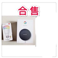 全賣場不議價不換物*現貨轉售黑色 Google Nest Mini 第2代智慧音箱 Google home mini 語音助理音箱 音響 小米Yeelight 彩光燈泡