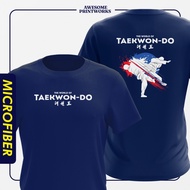 2025 Taekwondo World T-shirt Microfiber Round Neck ITF Taekwondo T-shirt