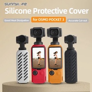 Sunnylife For OSMO Pocket 3 เคสป้องกันซิลิโคน ป้องกันรอยขีดข่วน Silicone protective case anti-scratch heat dissipation accessories for OSMO Pocket 3 gimbal camera