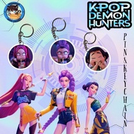 GANTUNGAN KEYCHAIN DEMON KPOP HUNTERS ACRYLIC KEYCHAIN / PIN DEMON KPOP HUNTERS RUMI MIRA ZOEY HUNTR