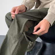 seluar kargo lelaki seluar cargo lelaki seluar slack lelaki cargo pants men American Army Green Over