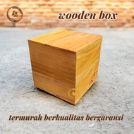 Wooden box 50x40 cm wooden crate lid wooden crate storage box multipurpose storage