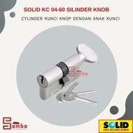 SOLID KC 04-60 CYLINDER KNOB / CYLINDER KEY KNOB WITH KEY