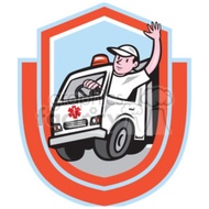 Ambulance driver logo ambulance driver embroidery logo