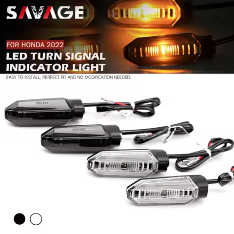 LED Turn Signal Indicator For HONDA CBR600RR CBR1000RR-R CB 650R 500X Hornet 500 NC750X CB1300SF CRF