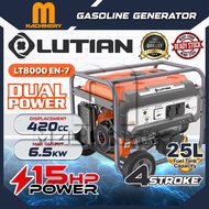 M.Machinery LUTIAN Gasoline Generator LT8000EN-7 15HP 420cc | Mesin Penjana Kuasa Enjin Petrol 4-Str