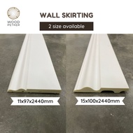 Wall Skirting Wainscoting /dinding /chair rail /pintu frame/kayu wainscoting 8ft