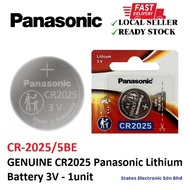 GENUINE CR2025 Panasonic Lithium Battery 3V (CR-2025/5BE)