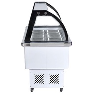 Refrigerated Preservation10Cabinet Clearing Refreshing Ice Porridge Cabinet Box Display Fruit Salad 