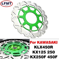 Motorcycle 320mm Front Floating Brake Disc Rotor part For Kawasaki KX KLX KX125 KX250 KX250F KX450F 