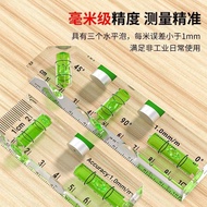 ~~ Fully Transparent Magnetic Spirit Level Precise Measurement Mini Spirit Level Portable Spirit Lev