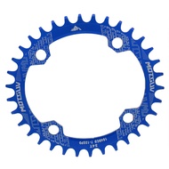 104BCD Bike Chainring 34T Oval Narrow Wide Crank Star Ring Disc Cycling Parts Set