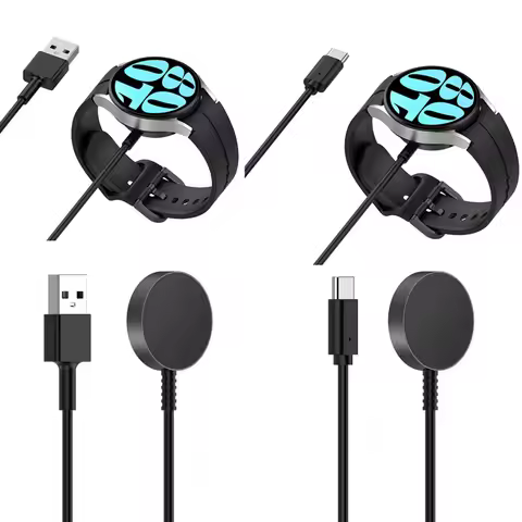 Wireless Watch Charger Cable For Samsung Galaxy Watch 8 7 6 5 4 3 / watch8 classic / Active 2 USB Ty