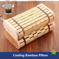 MERLYMALL Cooling Bamboo Pillow, Bamboo Comfort Breathable Pillow,  Rectangular Cooling Handwoven Ba