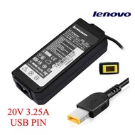 Compatible LENOVO IBM 20V 3.25A 65W USB PIN Laptop Notebook OEM Power Adapter Charger *Ready Stock*
