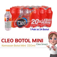 CLEO BOTOL MINI 220ML AIR MINERAL CLEO BOTOL KECIL CLEO SMART PAX 24PC