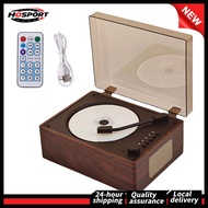 Retro CD Player Bluetooth-Compatible 5.0 Rechargeable CD Music Player Home Sound