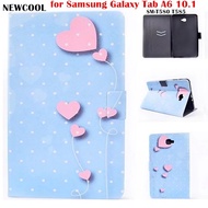Flip Cover PU Leather for Samsung Galaxy Tab A6 10.1 2016 T585 T580 SM-T585 T580N Tablet Case Cover