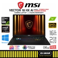 MSI Vector 18 HX AI A2XWIG-672SG - Intel Core Ultra 9-275HX -  GeForce RTX 5080 - 32GB RAM - 2TB SSD