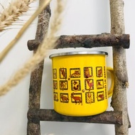 文博寄送._.30s旅伴動物插畫搪瓷杯-濾掛咖啡杯