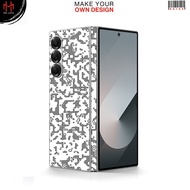 HM036 Colorful Anti-Scratch Stickers For Samsung Galaxy Z Fold 5 4 3 6 Fold5 Fold4 Protective Decal 