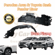 Perodua Aruz & Toyota Rush 2018 Fender Liner Fender Protector (Daun Pisang) Fender Cover Splash Guar