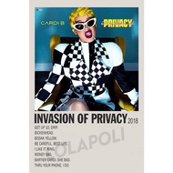 Invasion of Privacy Album Cover Poster - Cardi B