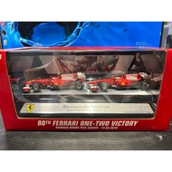 Hot Wheels 1/43 Ferrari F10 Alon Somassa 2010 Saiji Balin Station One 2 Brought Back, 80th Anniversa