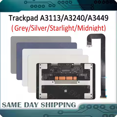 New A3113 A3240 A3449 Trackpad for MacBook Air 13" M3 M4 M5 Force Touch Touchpad Grey Silver Starlig