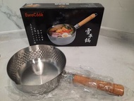 EuroCook Japanese Stainless Steel Yukihira Pan Snow Pot with Box