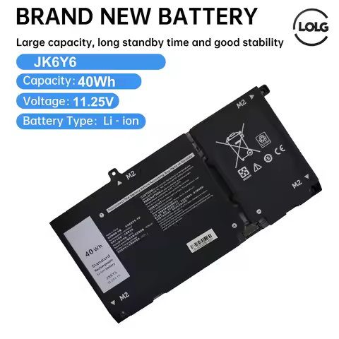 H5CKD 53WH JK6Y6 40WH Laptop Battery for Dell Inspiron 5300 5401 5400 2-in-1 Latitude 3410 3510 Vost