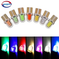 1X Silica Gel LED W5W T10 194 168 W5W COB Led Parking Bulb Wedge clearance light License Light DC12V