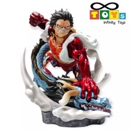 Luffy Gear 4 Vs. The Dragon Figure Kaido In Wanokuni Model Onepiece Gear4