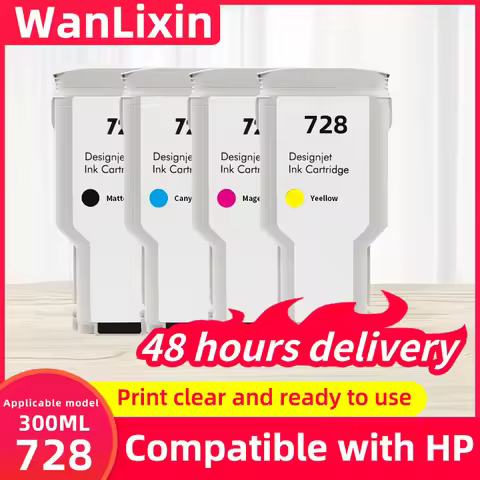 300ML Ocbestjet For HP 728 728XL Compatible Ink Cartridge For HP DesignJet T730 T830 With Full Ink F