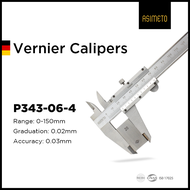 Asimeto Vernier Caliper ไดอัล คาลิเปอร์ แบรนด์ ASIMETO มาตราฐานเยอรมนี  ผลิตจากสแตนเลสสตีลคุณภาพดี 0