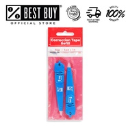 Correction Tape Refill Blue 5mmx5m 2's - School & Office Supplies