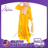 LALEESA LD247273 DRESS FAIZA O Neck Retro Dress Muslimah Dress Women Dress Abaya Muslimah Jubah Plus Size Baju Raya 2024