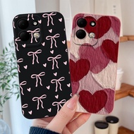 Cases For Redmi 17 4G 5G Gradient Heart Print Upgrade Soft Liquid Silicone Lightweight Protective Ph