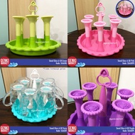 6-Piece Standing Glass Holder Genki Market 6-Piece Glass Stand