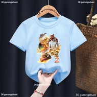 Harajuku Style The Bad Guys 2 Graphic Blue Short-Sleeved T-Shirt For Boys/Girls