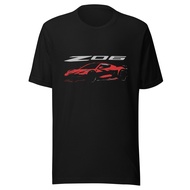 2023 2024 Vette Z06 C8 Torch Red Silhouette Vette Drivers Unisex T-Shirt