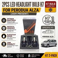 LED 2PCS LED HEADLIGHT BULB (COB) (H7) FOR PERODUA ALZA (2009-PRESENT)